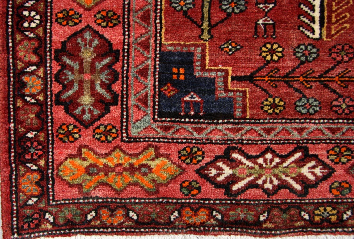 Alfombra persa - Nómada - 322 x 160 cm - rojo