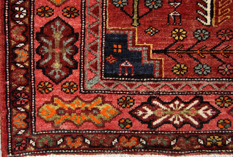 Alfombra persa - Nómada - 322 x 160 cm - rojo