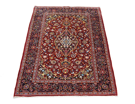 Alfombra persa - Keshan - 205 x 141 cm - rojo