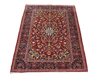 Alfombra persa - Keshan - 205 x 141 cm - rojo