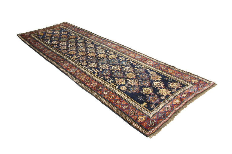 Alfombra de pasillo Alfombra persa - Nómada - 331 x 113 cm - azul
