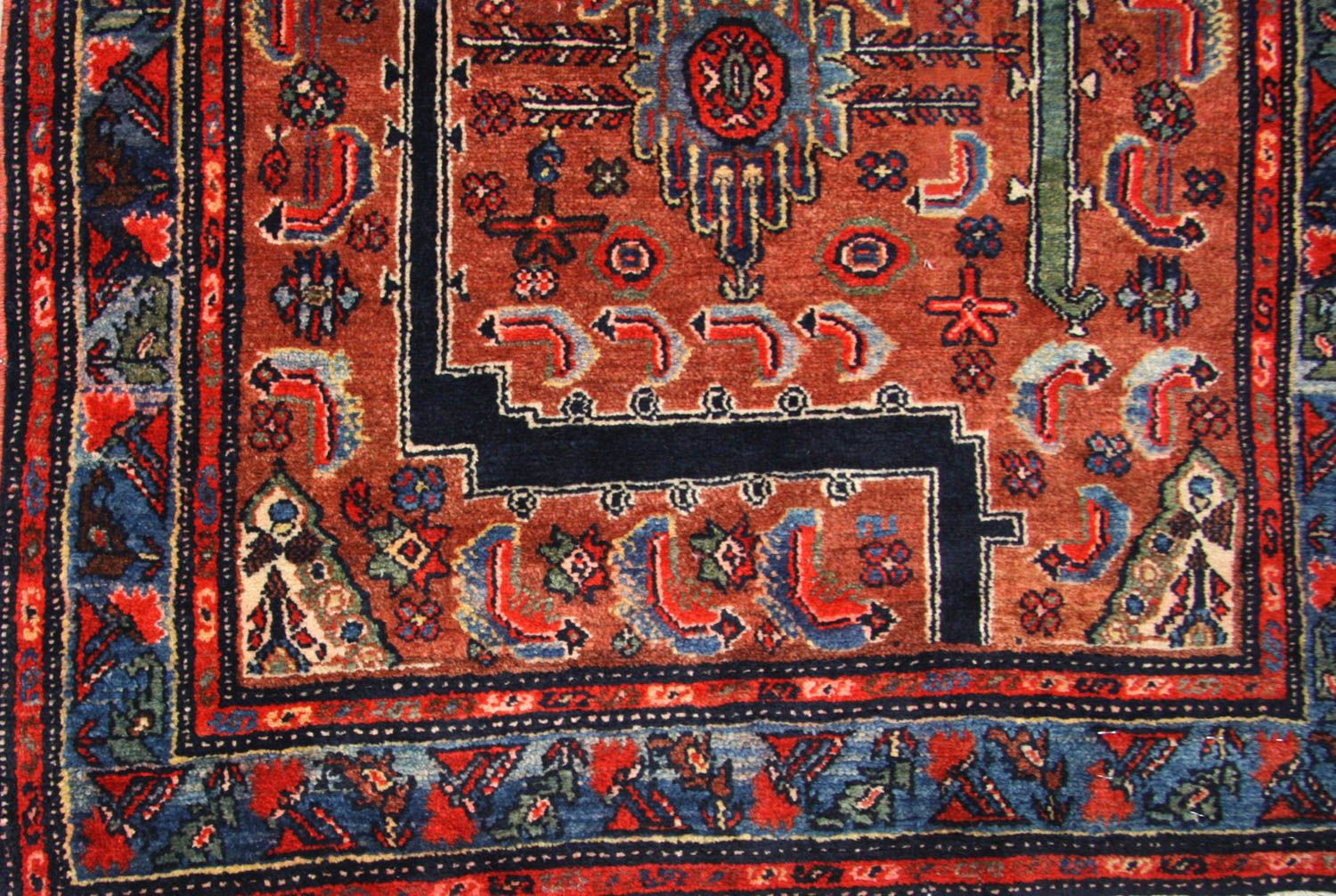 Alfombra de pasillo Alfombra persa - Nómada - 490 x 84 cm - marrón