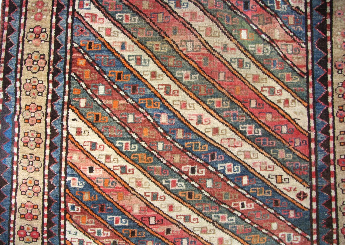 Alfombra de pasillo Alfombra persa - Nómada - 373 x 120 cm - azul