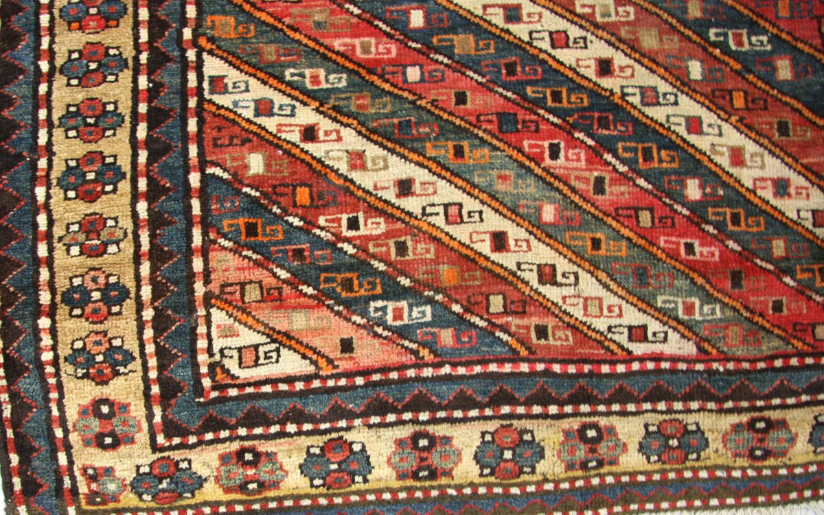 Alfombra de pasillo Alfombra persa - Nómada - 373 x 120 cm - azul