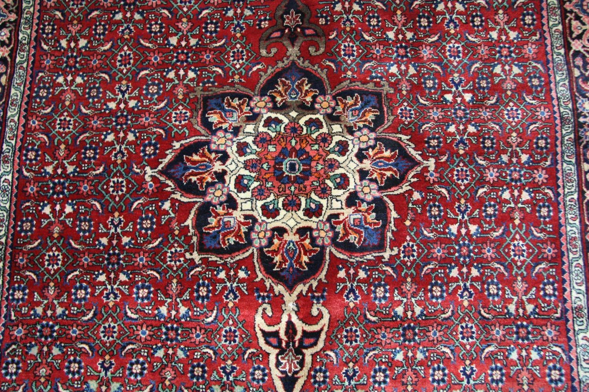 Alfombra de pasillo Alfombra persa - Bidjar - 350 x 170 cm - rojo