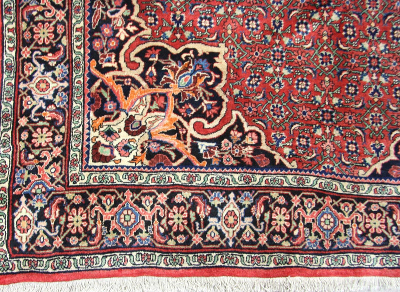 Alfombra de pasillo Alfombra persa - Bidjar - 350 x 170 cm - rojo