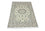 Alfombra persa - Nain - 244 x 155 cm - blanco natural