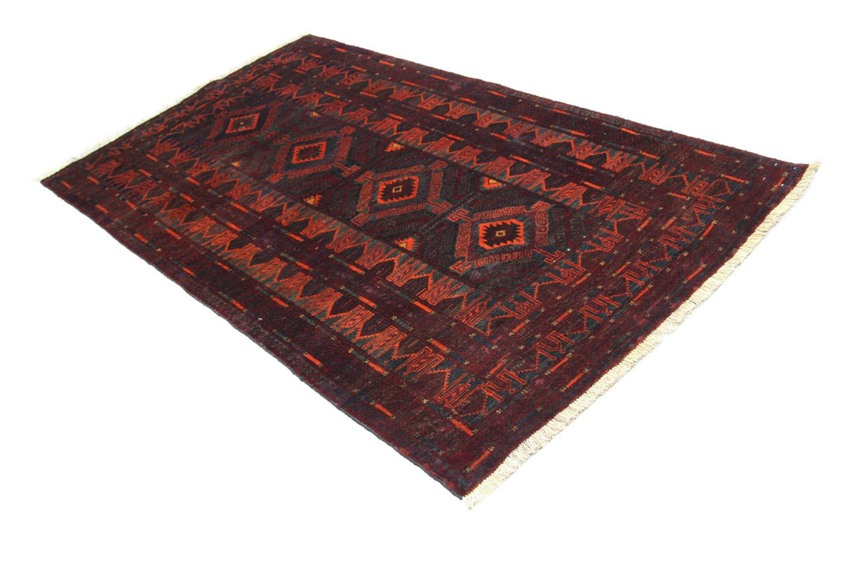 Alfombra afgana - 208 x 123 cm - azul