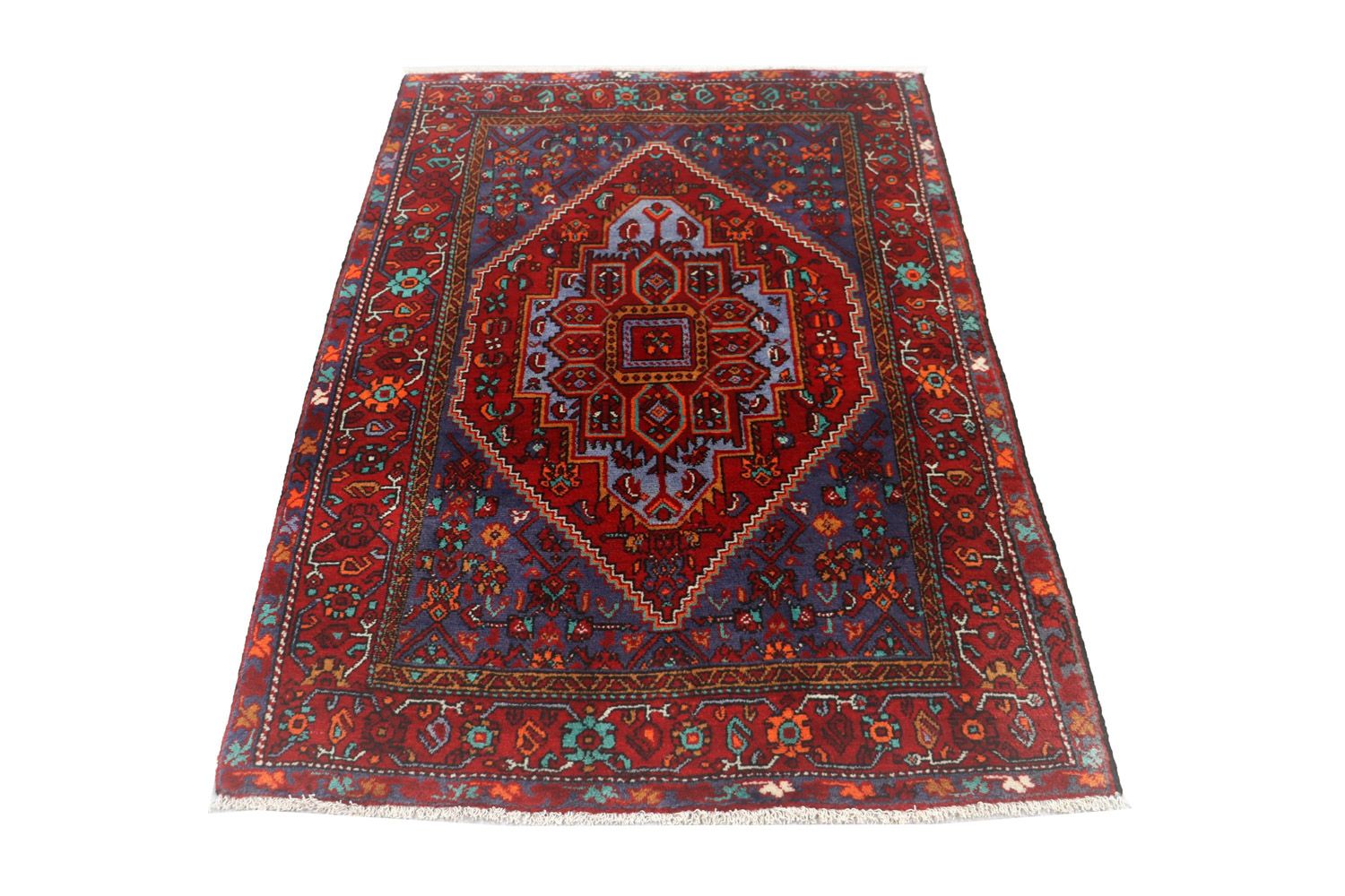 Alfombra persa - Nómada - 158 x 101 cm - azul