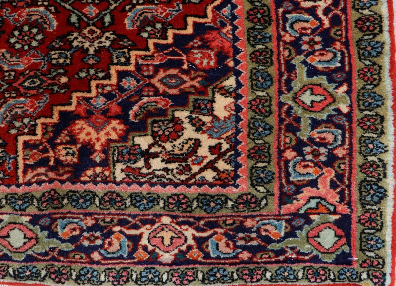 Alfombra persa - Bidjar - 170 x 110 cm - marrón