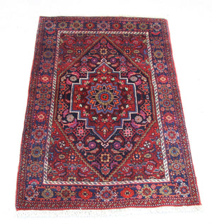 Alfombra persa - Nómada - 116 x 77 cm - marrón