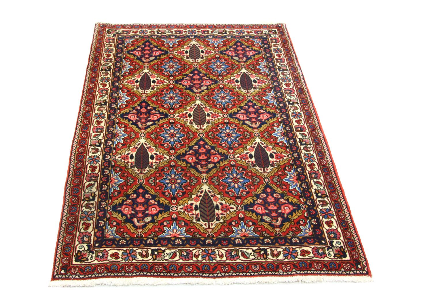 Alfombra persa - Nómada - 155 x 104 cm - azul