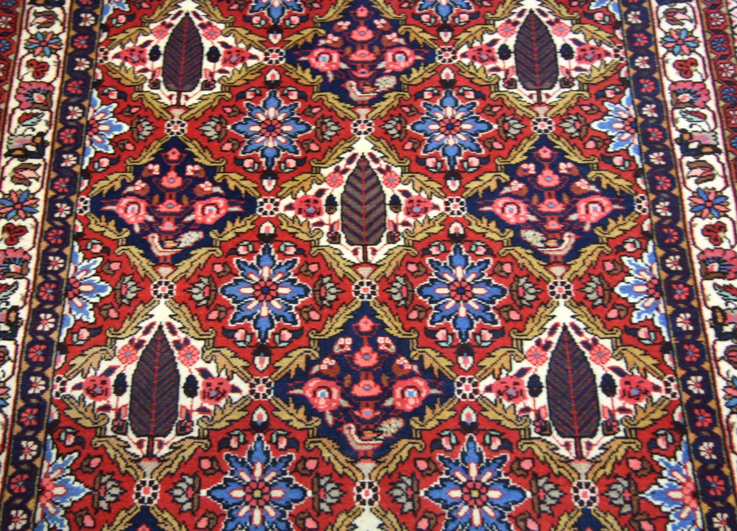 Alfombra persa - Nómada - 155 x 104 cm - azul
