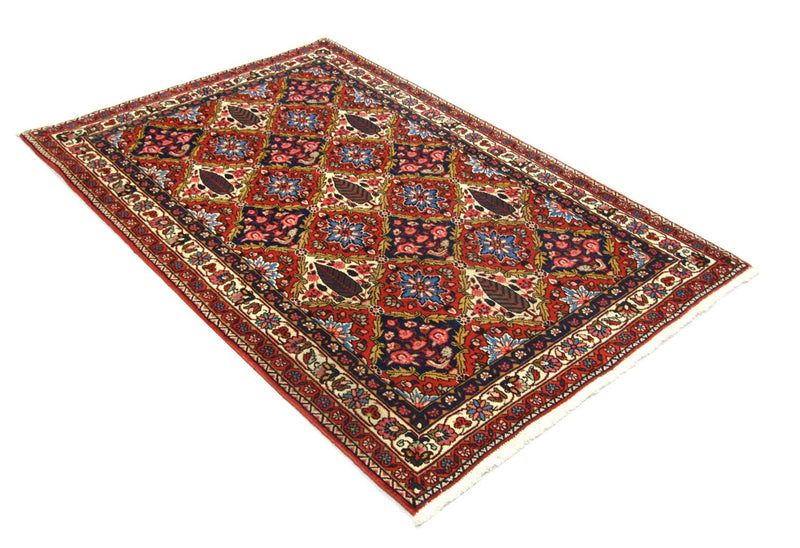 Alfombra persa - Nómada - 155 x 104 cm - azul