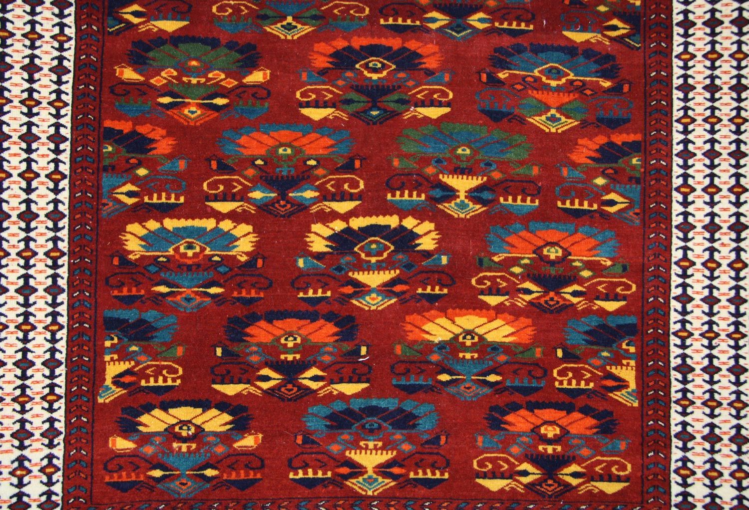 Alfombra afgana - 160 x 130 cm - óxido