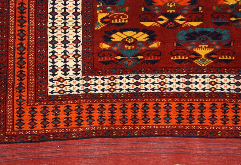 Alfombra afgana - 160 x 130 cm - óxido