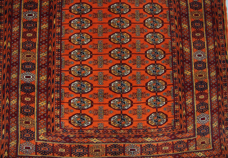 Alfombra afgana - 177 x 119 cm - naranja