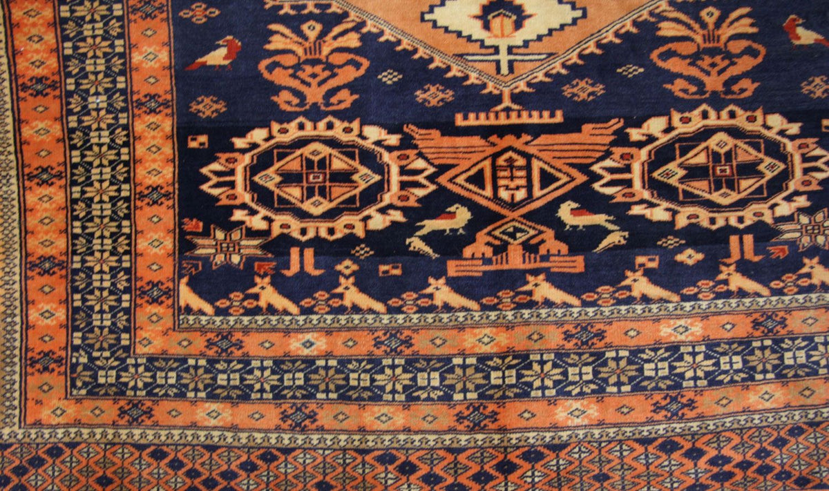Alfombra afgana 107x129cm - Alfombra oriental