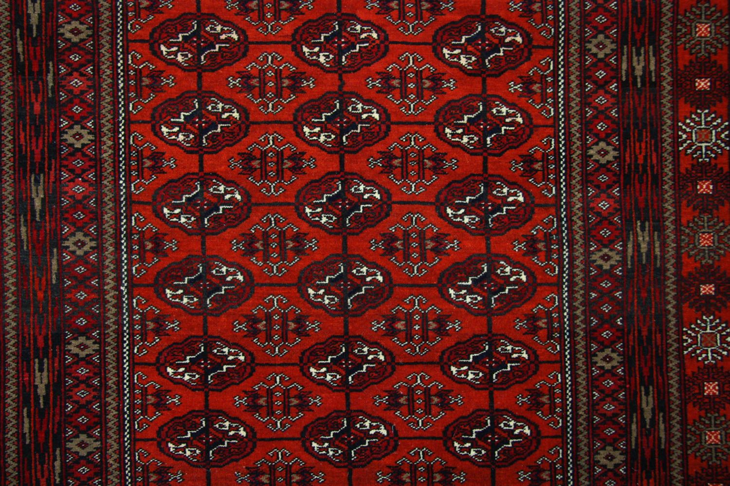 Alfombra afgana - 193 x 134 cm - rojo