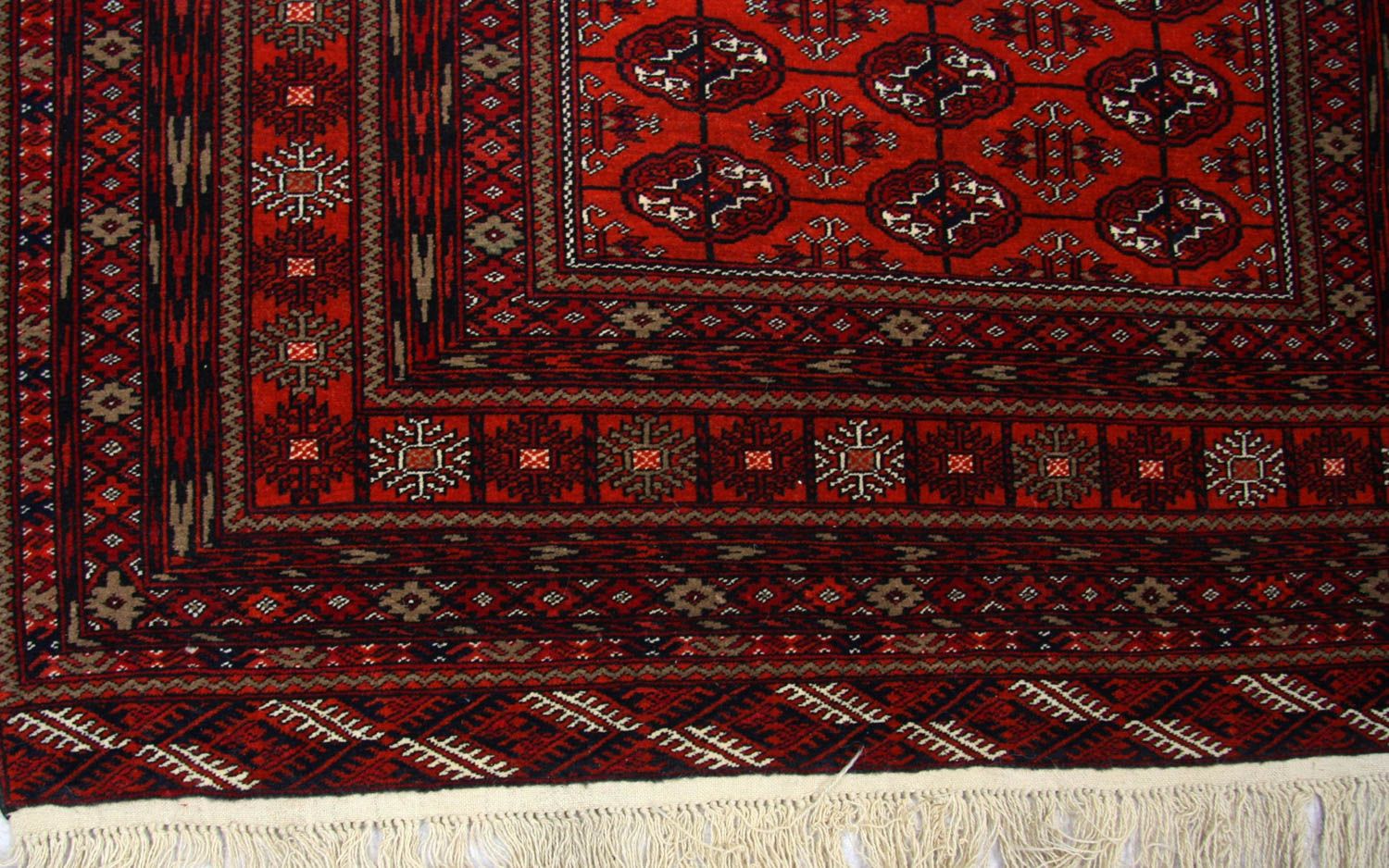 Alfombra afgana - 193 x 134 cm - rojo