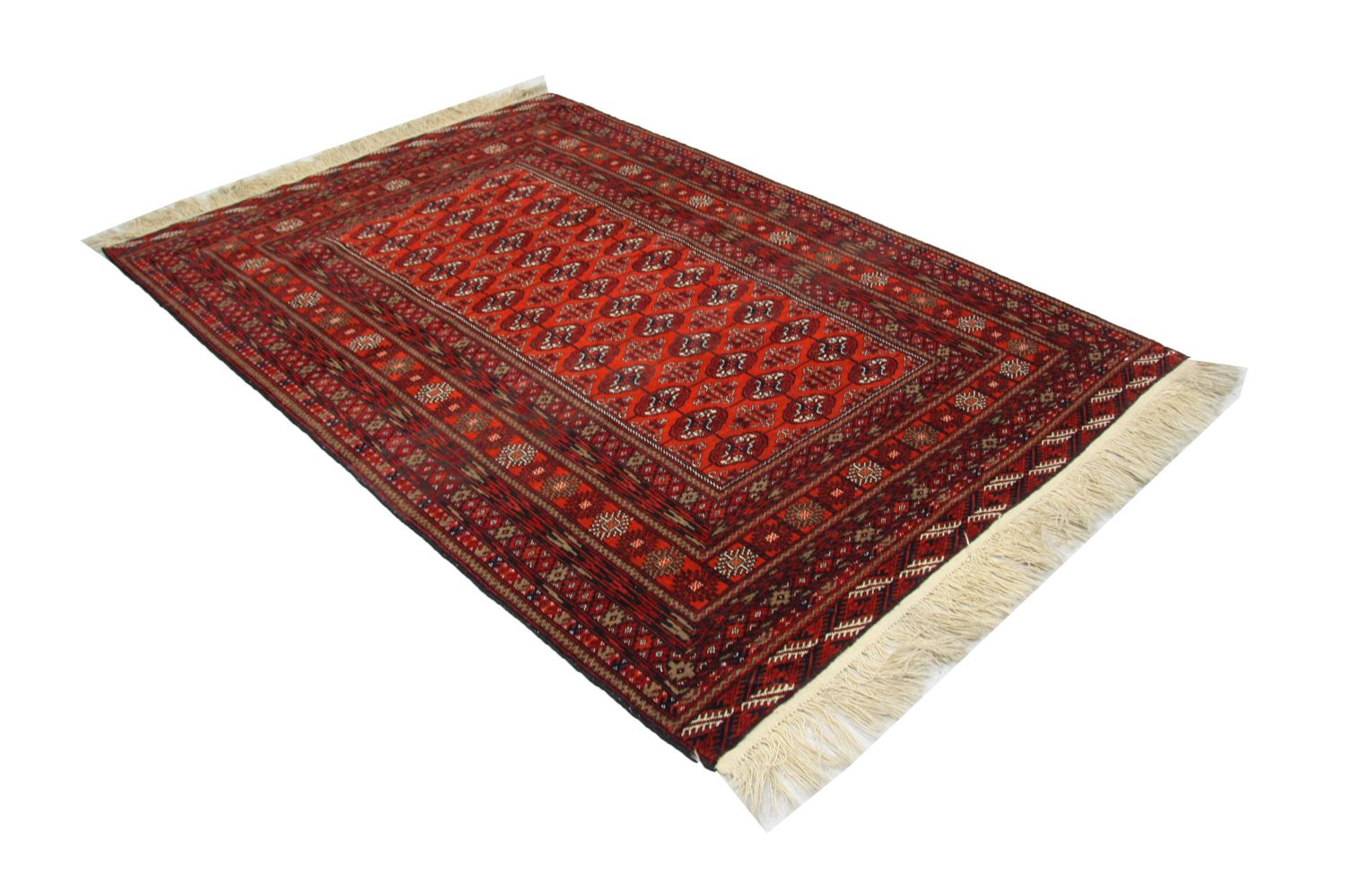 Alfombra afgana - 193 x 134 cm - rojo