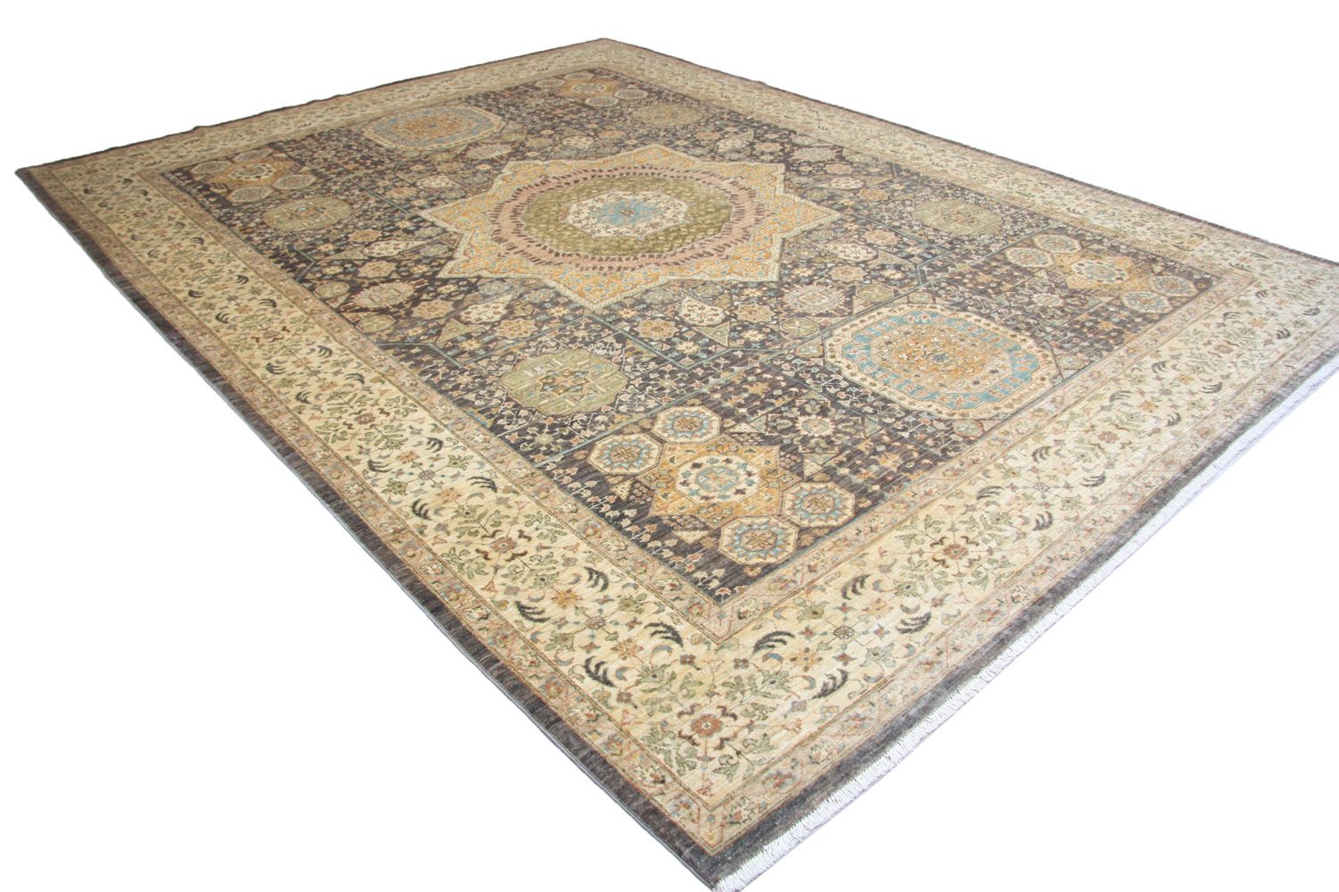 Alfombra Ziegler - 354 x 271 cm - azul