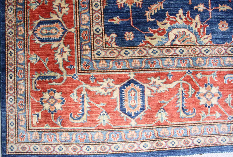 Alfombra Ziegler - Kazak - 303 x 246 cm - azul