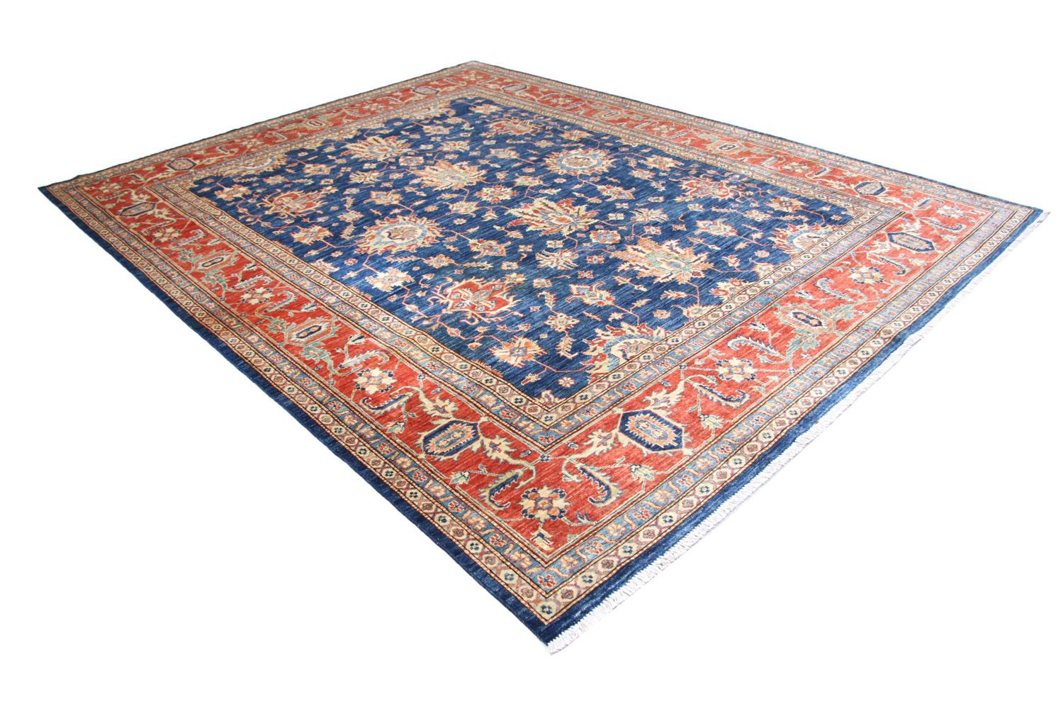 Alfombra Ziegler - Kazak - 303 x 246 cm - azul