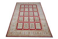 Alfombra Ziegler - 337 x 207 cm - rojo