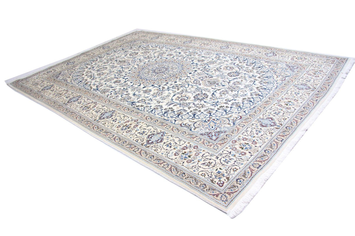 Alfombra persa - Nain - 359 x 251 cm - azul
