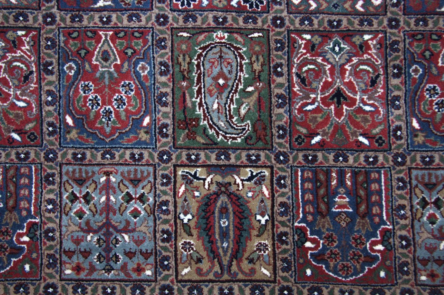 Alfombra persa - Nómada - 351 x 256 cm - azul