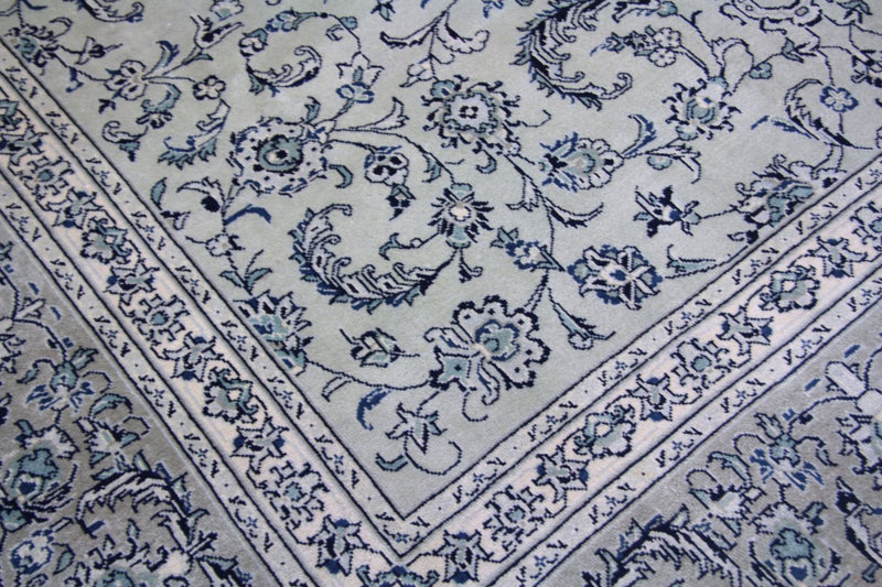 Alfombra persa - Keshan - 362 x 251 cm - azul