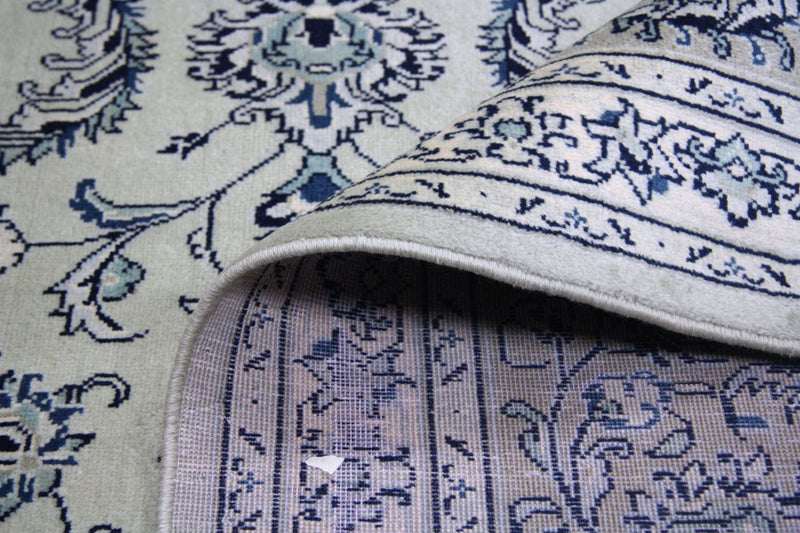Alfombra persa - Keshan - 362 x 251 cm - azul