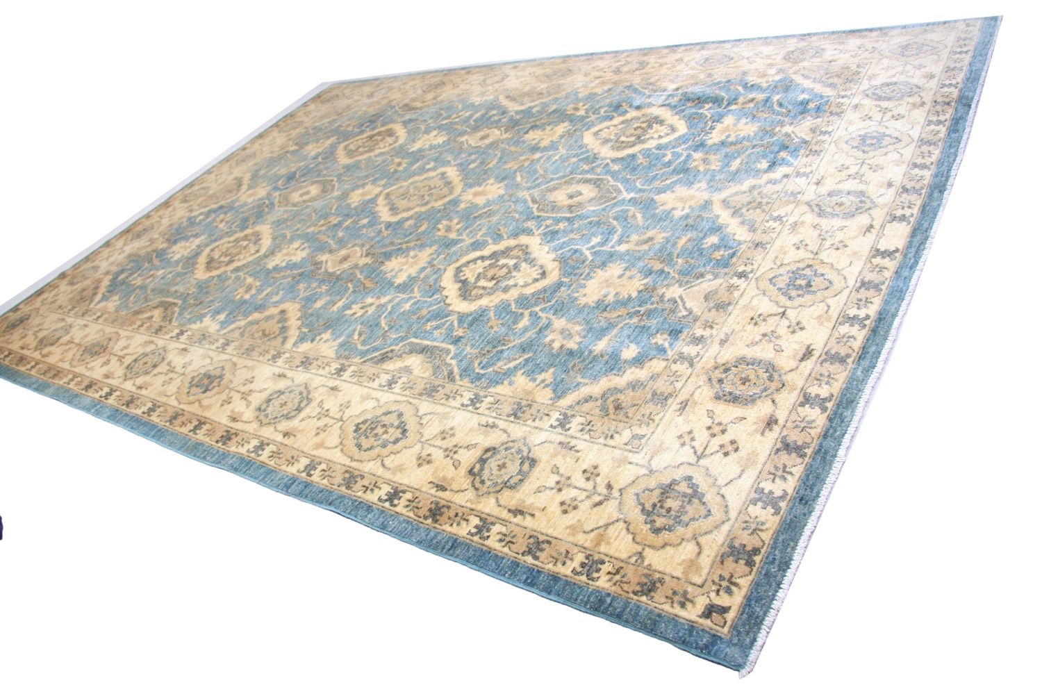Alfombra Ziegler - 375 x 269 cm - azul
