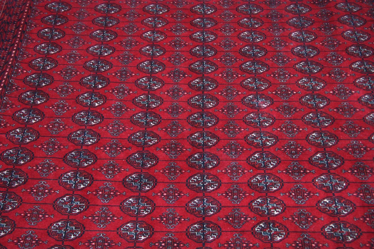 Alfombra afgana - Bukhara - 338 x 258 cm - rojo