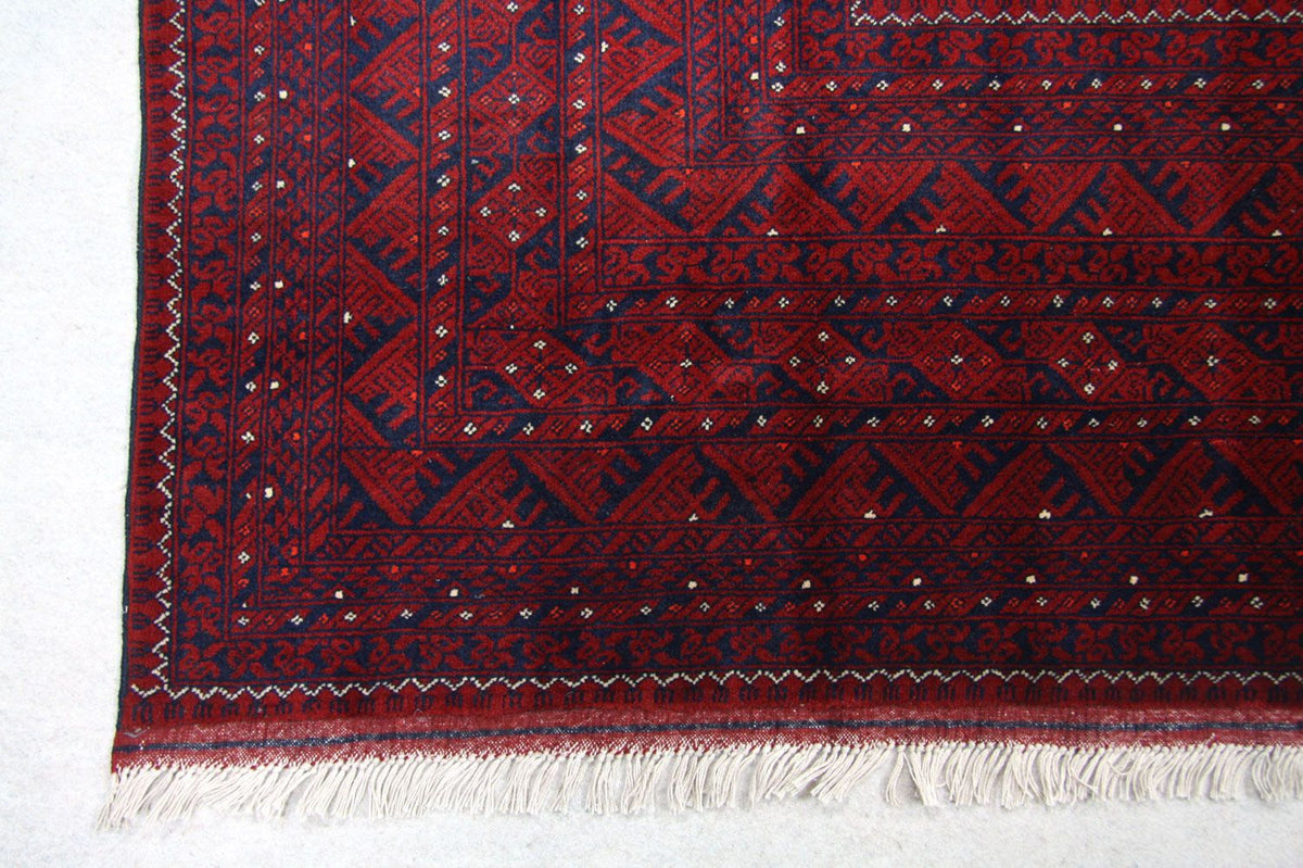 Alfombra afgana - Bukhara - 334 x 247 cm - rojo