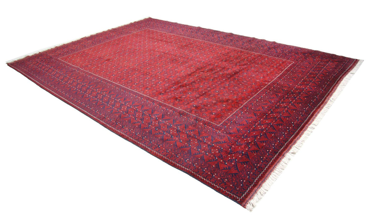 Alfombra afgana - Bukhara - 334 x 247 cm - rojo