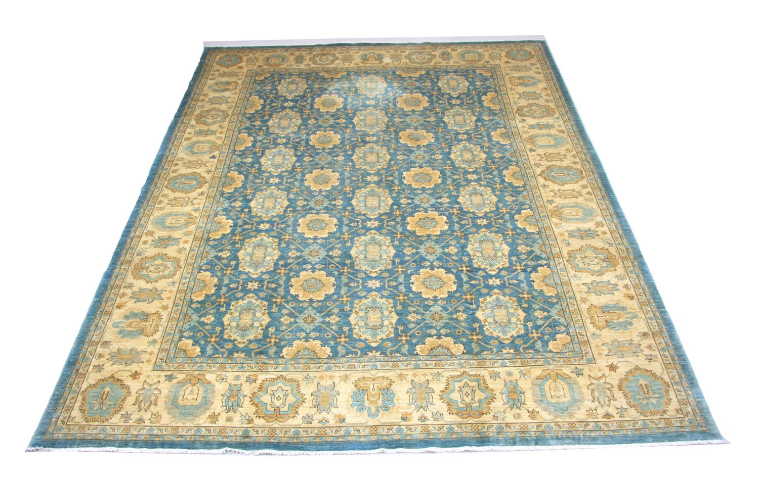 Alfombra Ziegler - 366 x 266 cm - azul