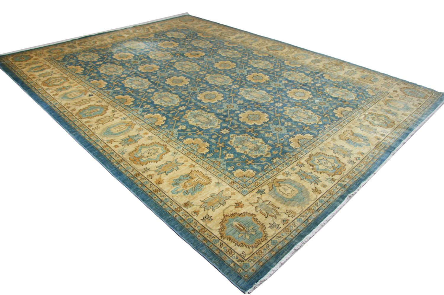 Alfombra Ziegler - 366 x 266 cm - azul