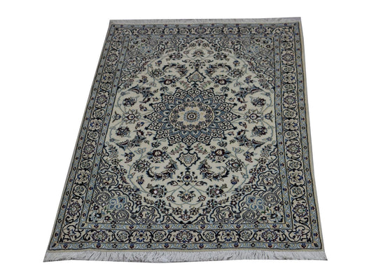 Alfombra Persa - Nain - Real - 172 x 120 cm - azul