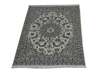 Alfombra Persa - Nain - Real - 172 x 120 cm - azul