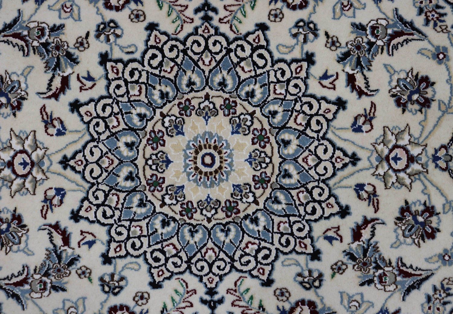 Alfombra Persa - Nain - Real - 172 x 120 cm - azul