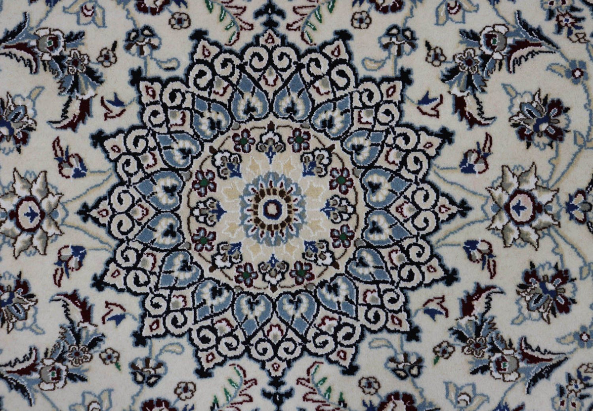 Alfombra Persa - Nain - Real - 172 x 120 cm - azul