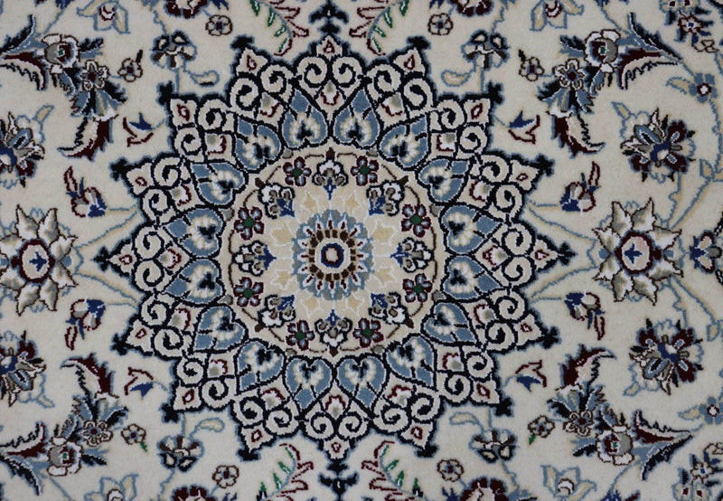 Alfombra Persa - Nain - Real - 172 x 120 cm - azul