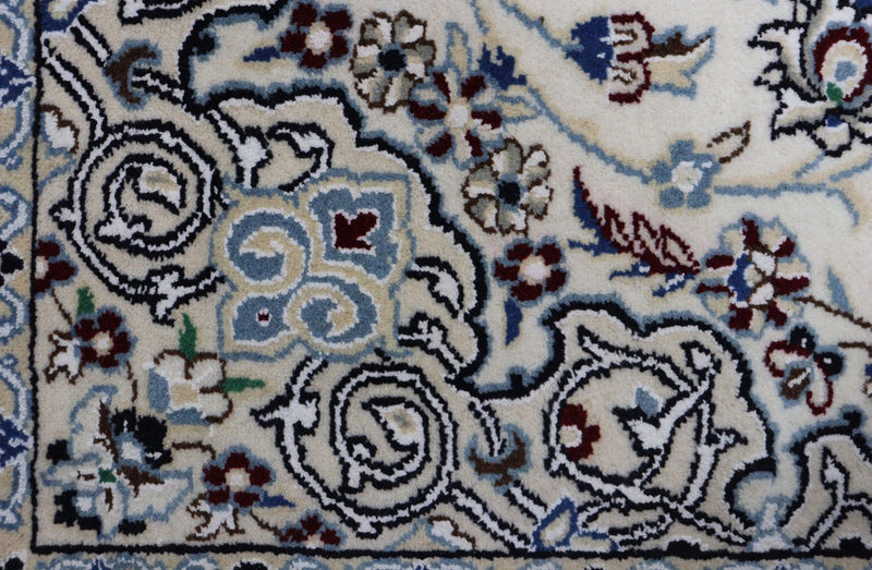Alfombra Persa - Nain - Real - 172 x 120 cm - azul