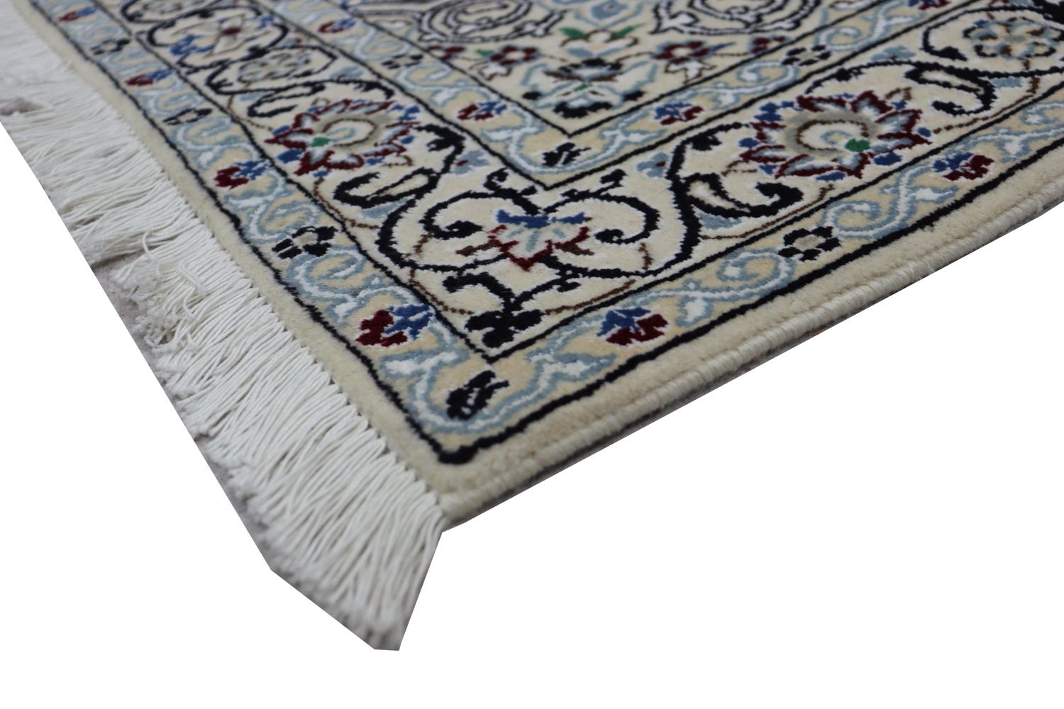 Alfombra Persa - Nain - Real - 172 x 120 cm - azul