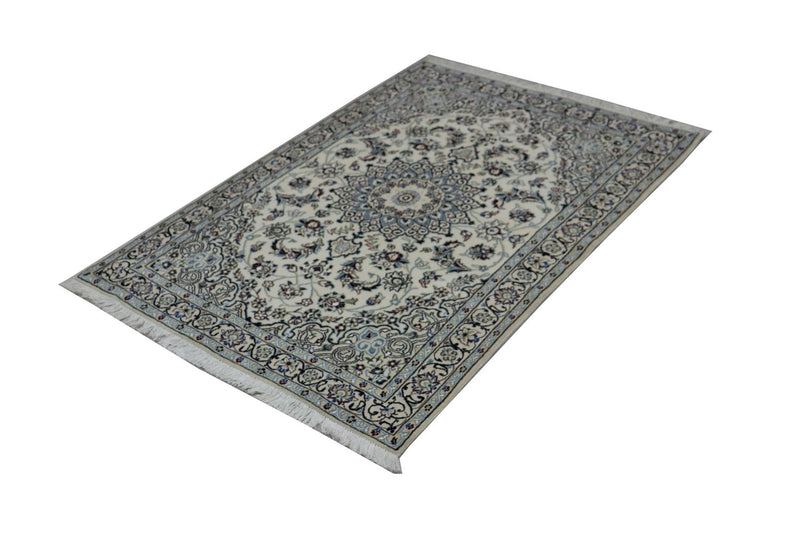 Alfombra Persa - Nain - Real - 172 x 120 cm - azul