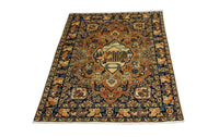 Alfombra persa - Tabriz - 186 x 133 cm - azul