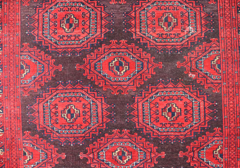 Alfombra Belutsch - 190 x 129 cm - rojo