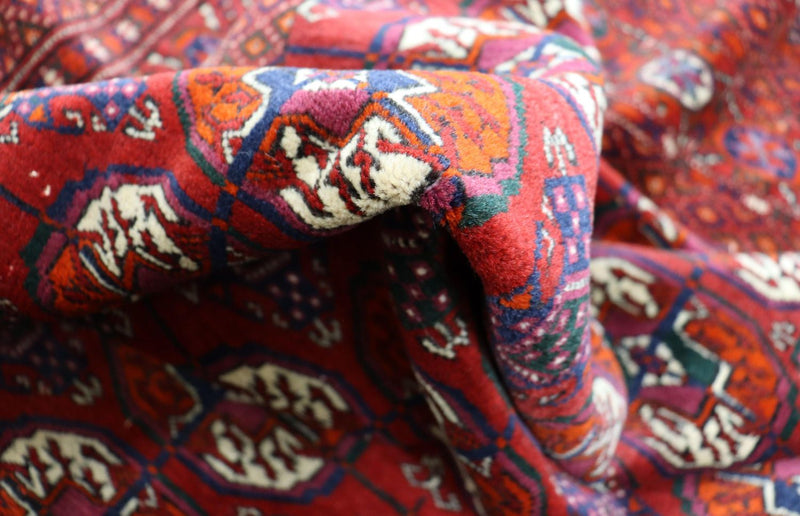 Alfombra afgana - Bukhara - 180 x 123 cm - rojo